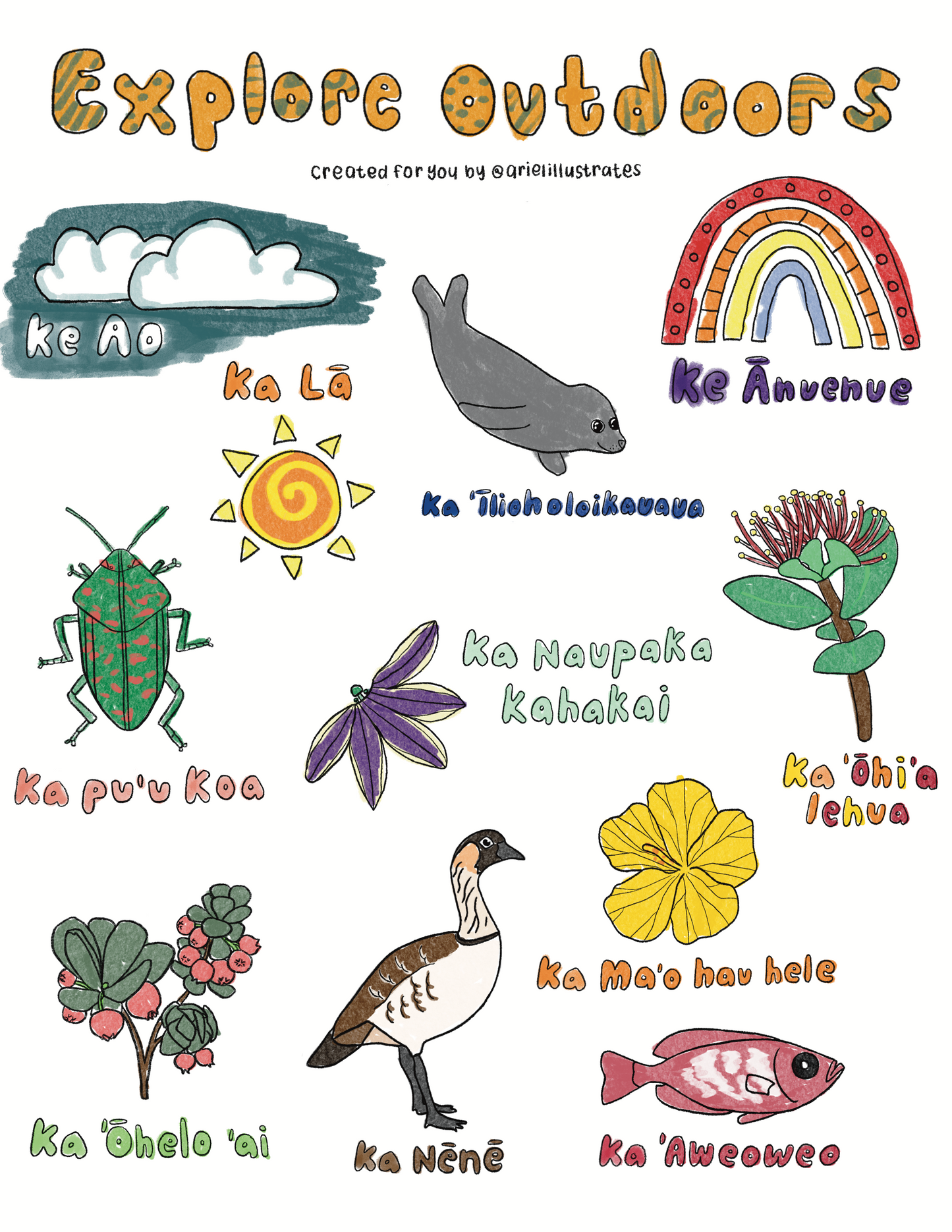 Explore Outdoors Downloadable Coloring Page