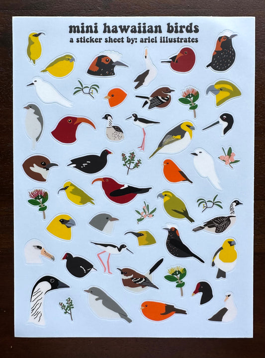 Mini Birds Sticker Sheet